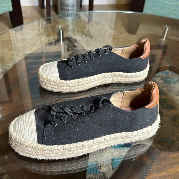 New SILVA | Lace-Up Platform Espadrille Sneakers‎ size 9 - Picture 4 of 12